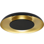 Plafoniera Milagro Piattino Black & Gold ML1812