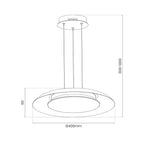 Pendul Milagro Piattino White ML1813