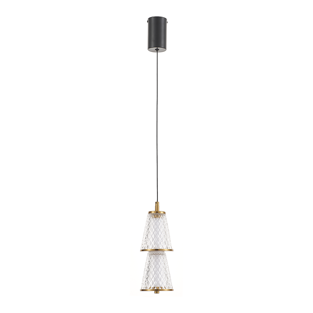 Pendul Milagro Sansa Black & Brass ML1820
