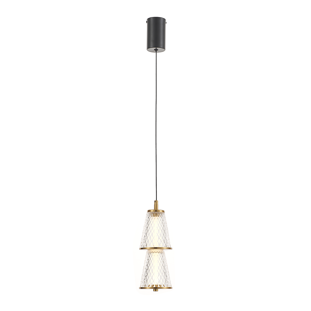 Pendul Milagro Sansa Black & Brass ML1820