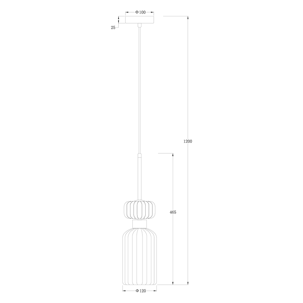 Pendul Milagro Molly Chihlimbar ML1823