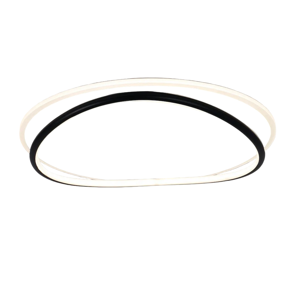 Plafoniera Milagro Halo Black & White ML1844