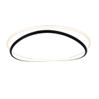 Plafoniera Milagro Halo Black & White ML1844