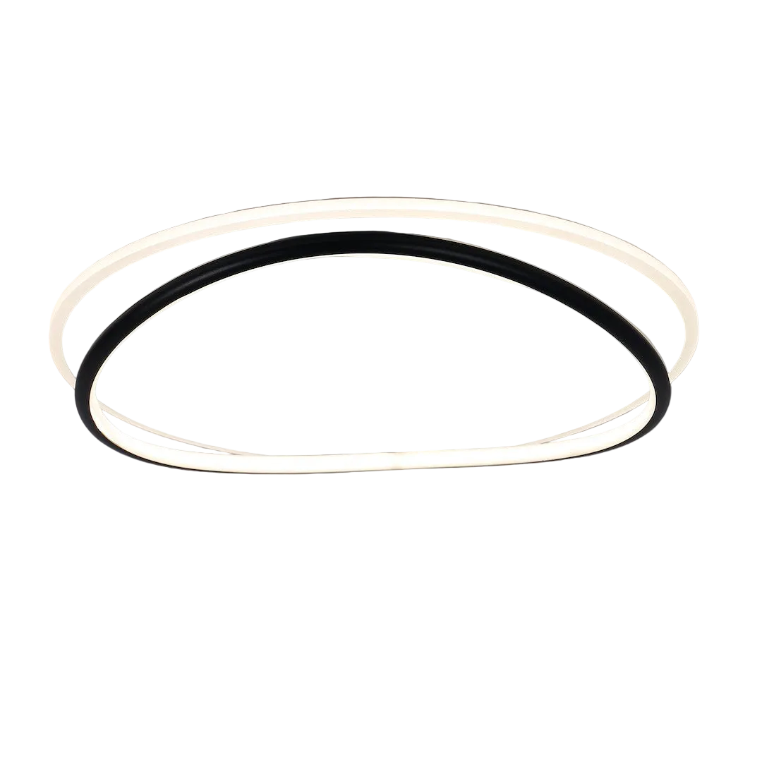 Plafoniera Milagro Halo Black & White ML1844