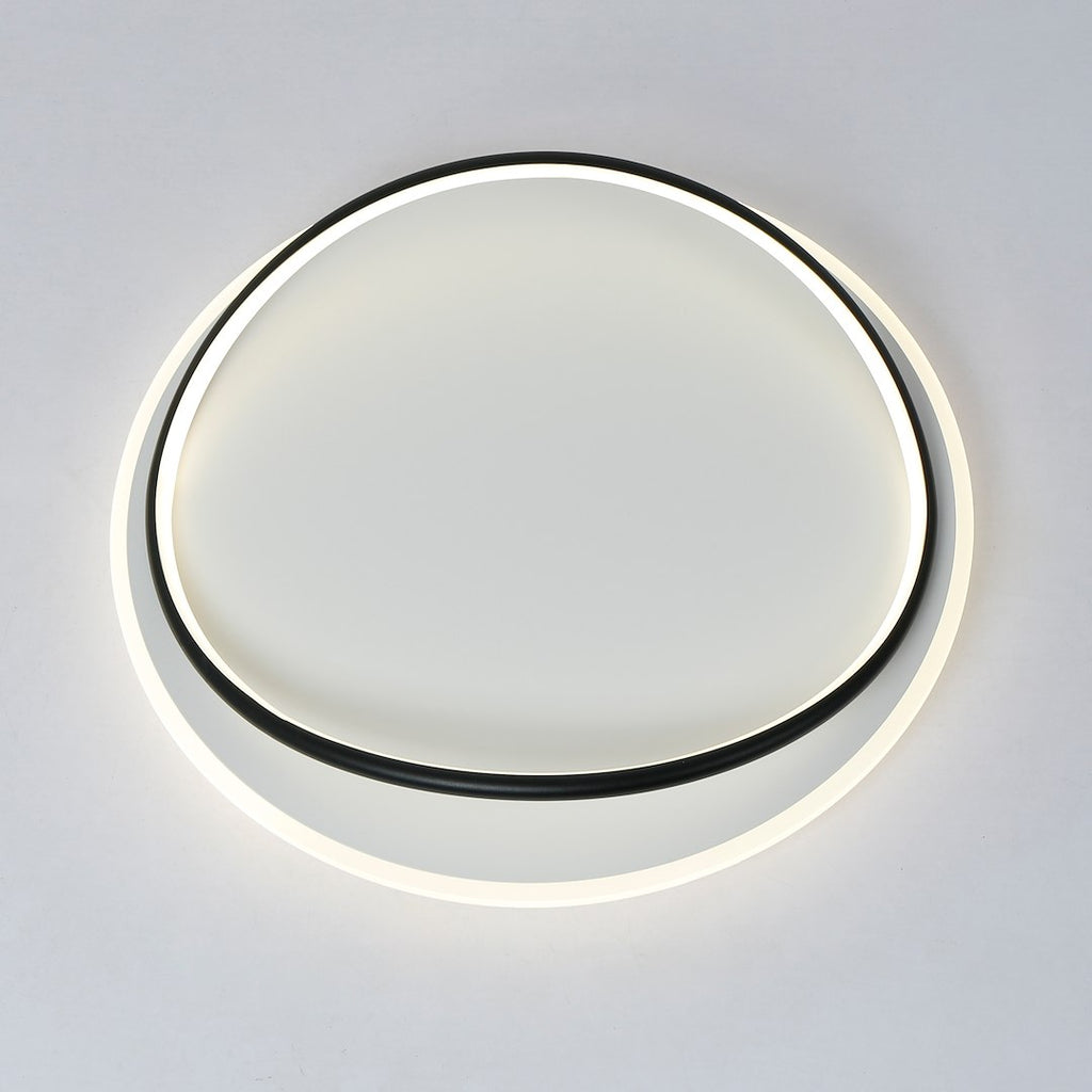 Plafoniera Milagro Halo Black & White ML1844