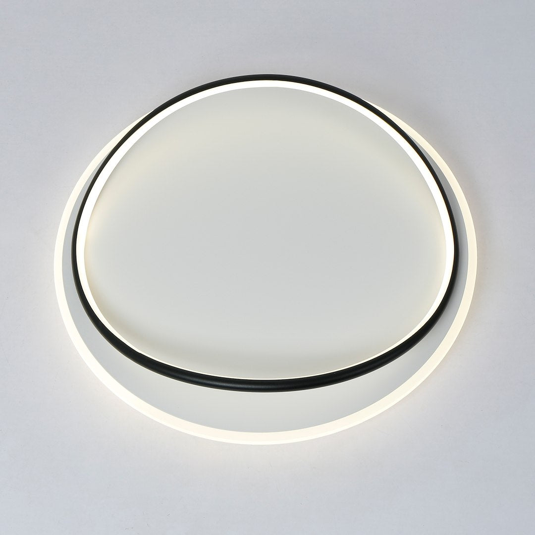 Plafoniera Milagro Halo Black & White ML1844