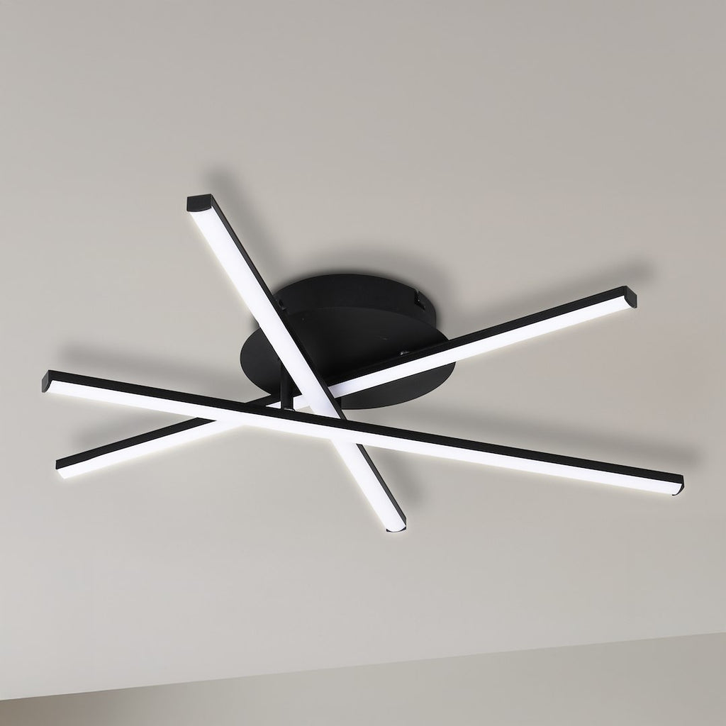 Plafoniera Milagro Stick Black ML1850