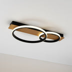 Plafoniera Milagro Rowena Black & Wood ML1851