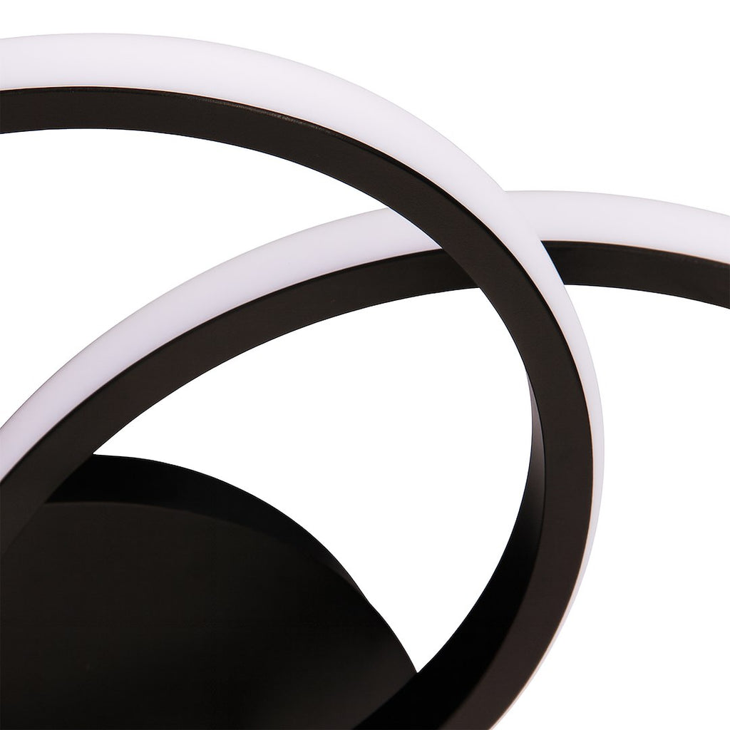 Plafoniera Milagro Titano Black ML1852
