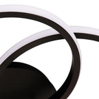 Plafoniera Milagro Titano Black ML1852