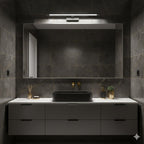 Aplica baie Milagro Klimt Black ML2036