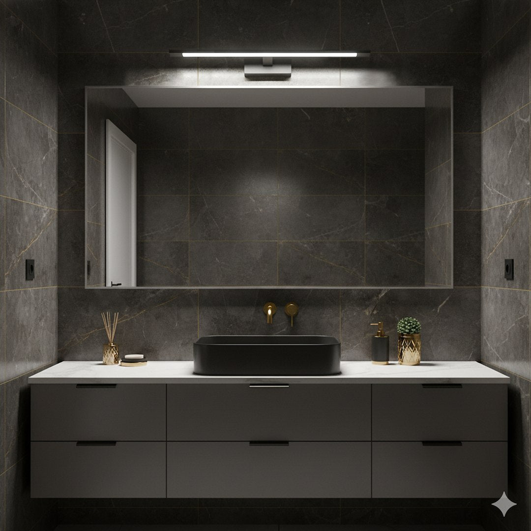 Aplica baie Milagro Klimt Black ML2036