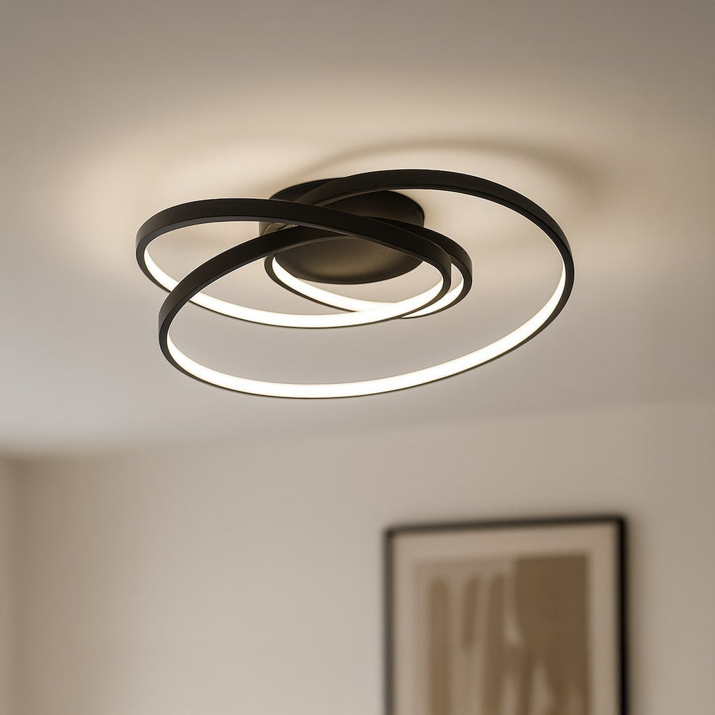 Plafoniera Milagro Turner Black ML2058
