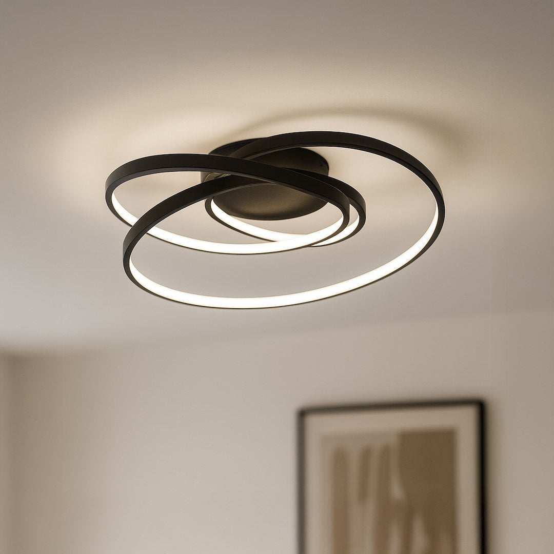 Plafoniera Milagro Turner Black ML2058