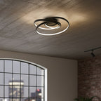 Plafoniera Milagro Turner Black ML2058