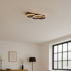 Plafoniera Milagro Rowena Black & Wood ML2060