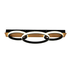 Plafoniera Milagro Rowena Black & Wood ML2060