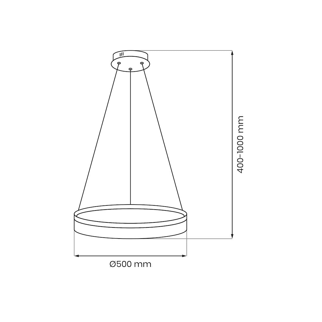 Pendul Milagro Gala Crom ML2242