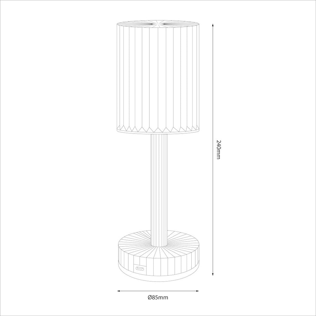 Veioza Milagro Simple Transparent ML2289