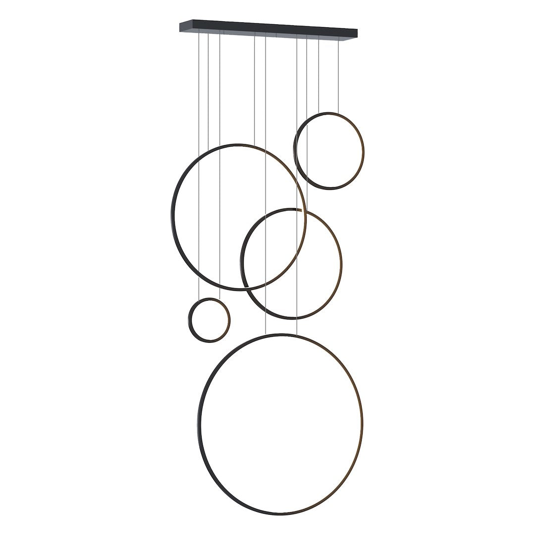 Lustra Milagro Saturno Black ML2324