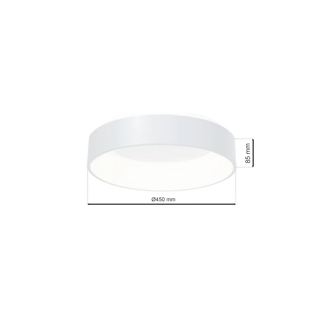 Plafoniera Milagro Ohio White ML232
