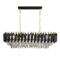 Candelabru Milagro Cristal Black & Gold ML2518