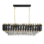 Candelabru Milagro Cristal Black & Gold ML2518