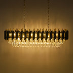 Candelabru Milagro Cristal Black & Gold ML2518