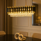 Candelabru Milagro Cristal Black & Gold ML2518
