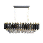 Candelabru Milagro Cristal Black & Gold ML2518