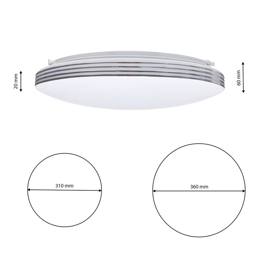 Plafoniera Milagro Siena White ML262