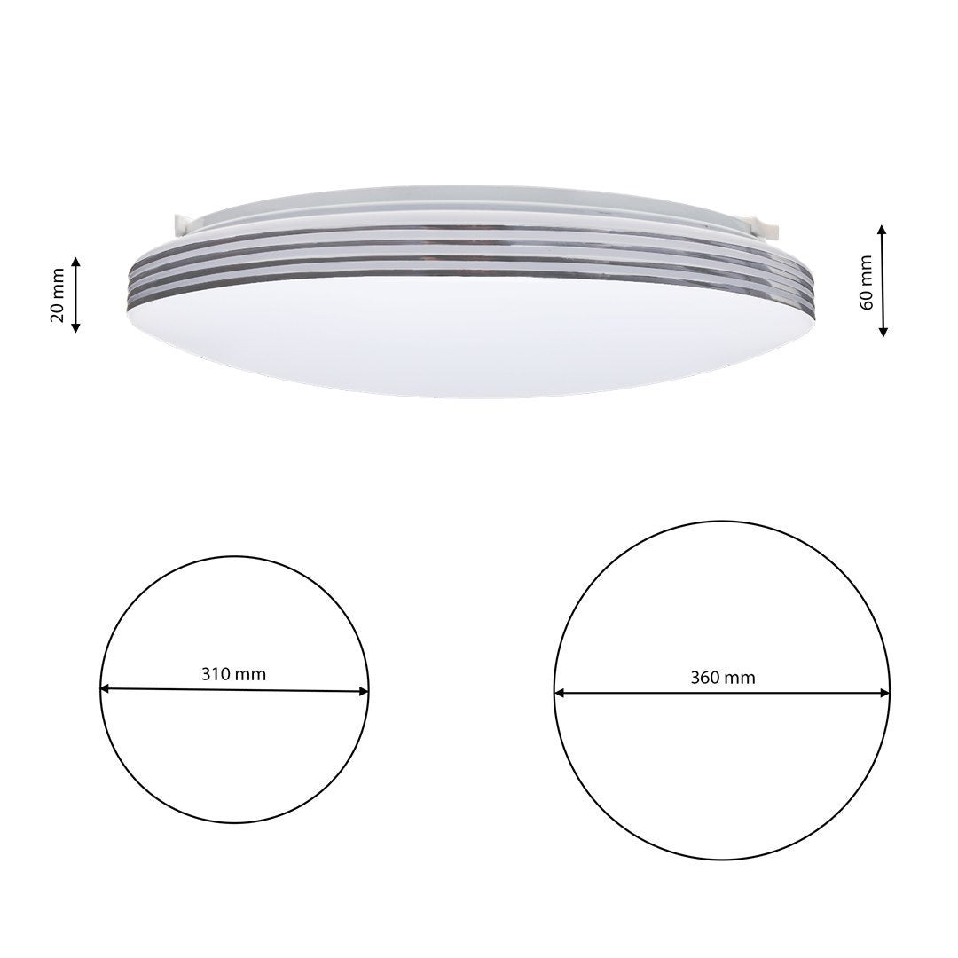 Plafoniera Milagro Siena White ML262