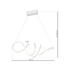 Lustra Milagro Loca White ML5491