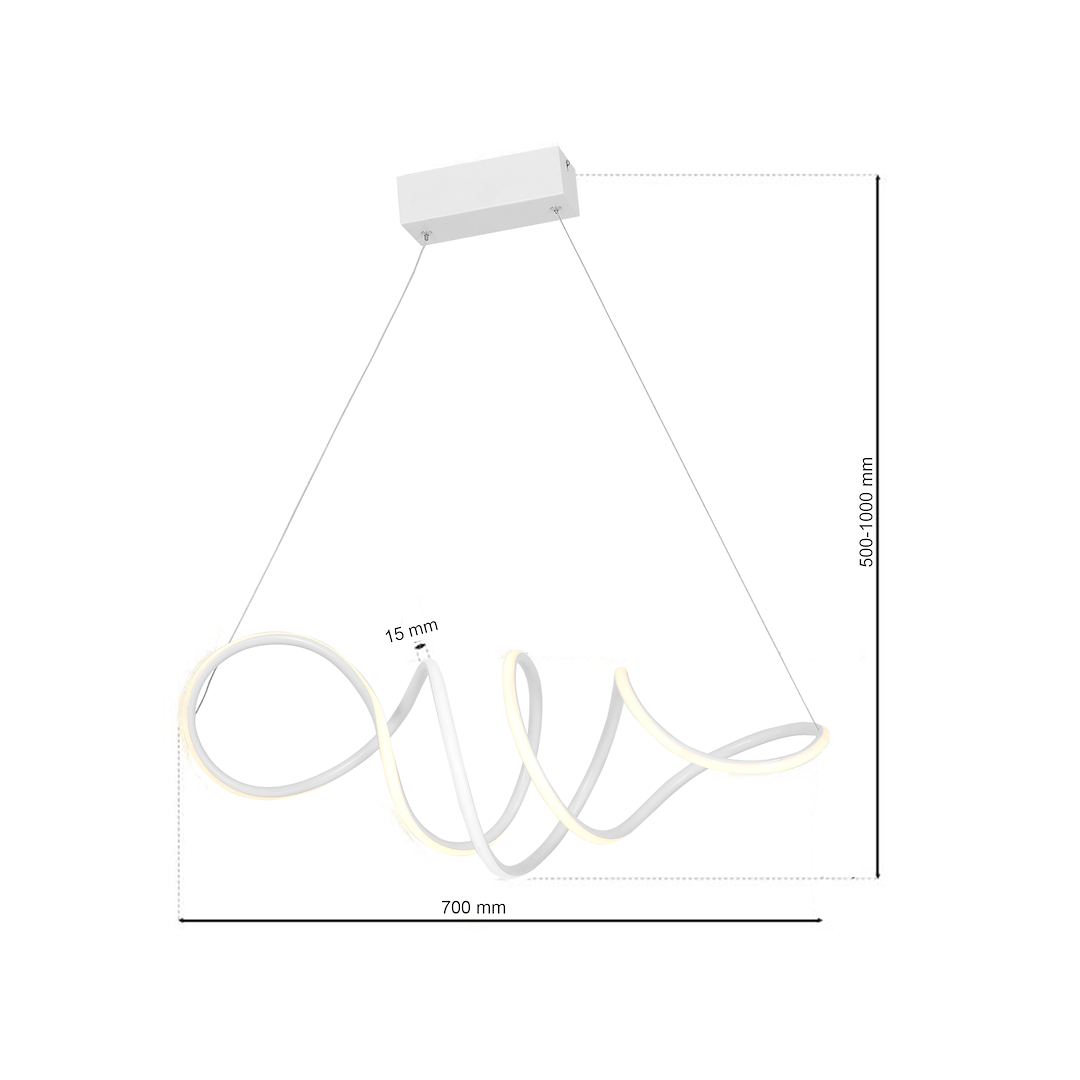 Lustra Milagro Loca White ML5491