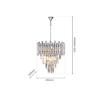 Candelabru Milagro Madison Chrome ML5991