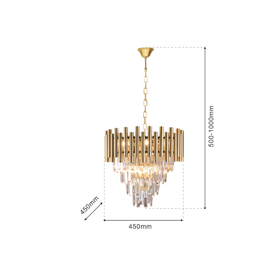 Candelabru Milagro Madison Gold ML5992