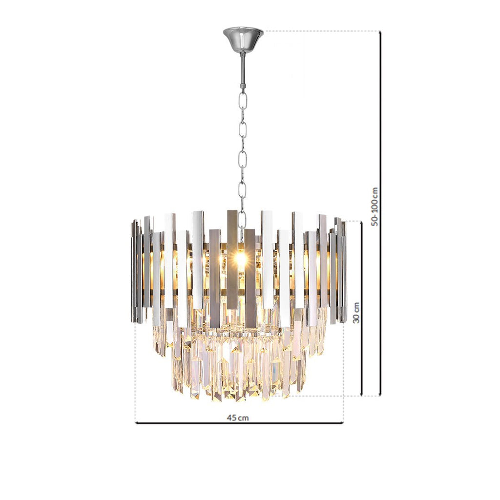 Candelabru Milagro Aspen Chrome ML5996