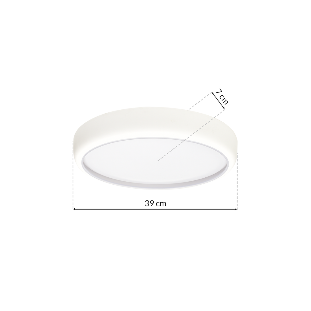 Plafoniera Milagro Gea White ML6393
