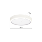 Plafoniera Milagro Gea White ML6393