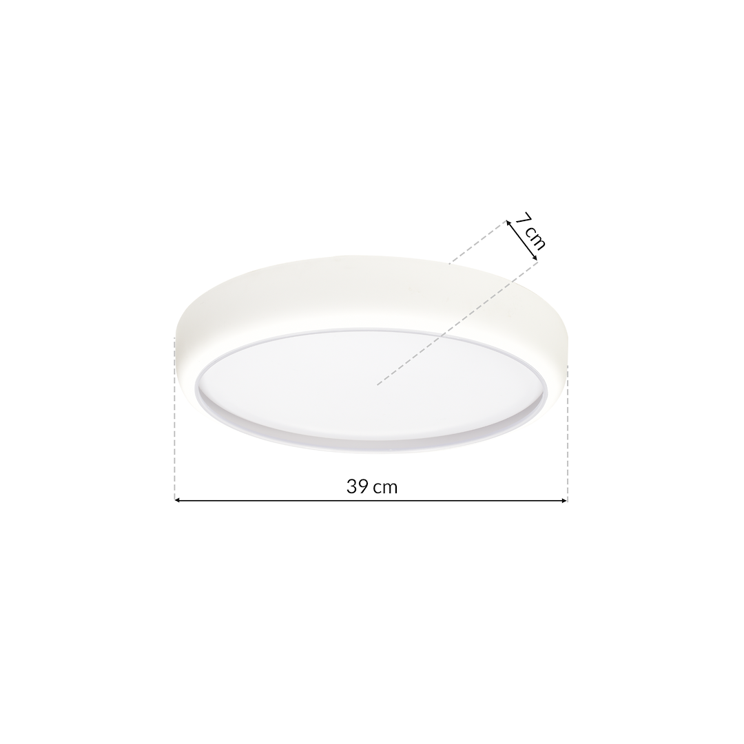 Plafoniera Milagro Gea White ML6393