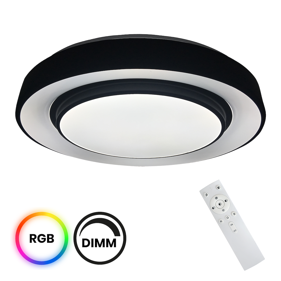 Plafoniera Milagro Naomi Smart Black ML6406