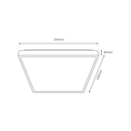 Plafoniera Milagro Fabio White ML7934