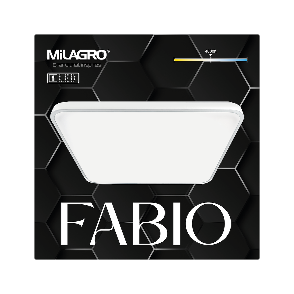 Plafoniera Milagro Fabio White ML7936