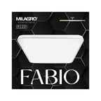 Plafoniera Milagro Fabio White ML7936