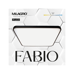Plafoniera Milagro Fabio Black ML7937