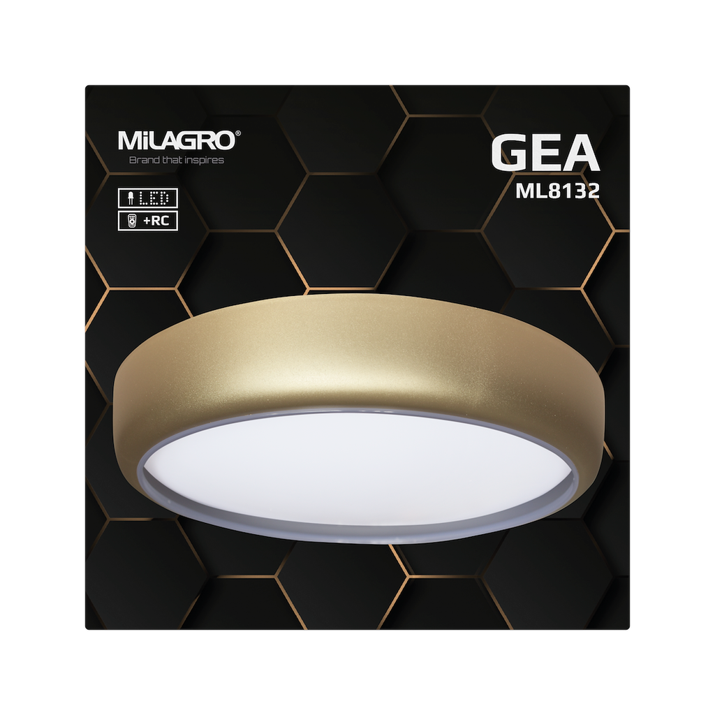 Plafoniera Milagro Gea Gold ML8132