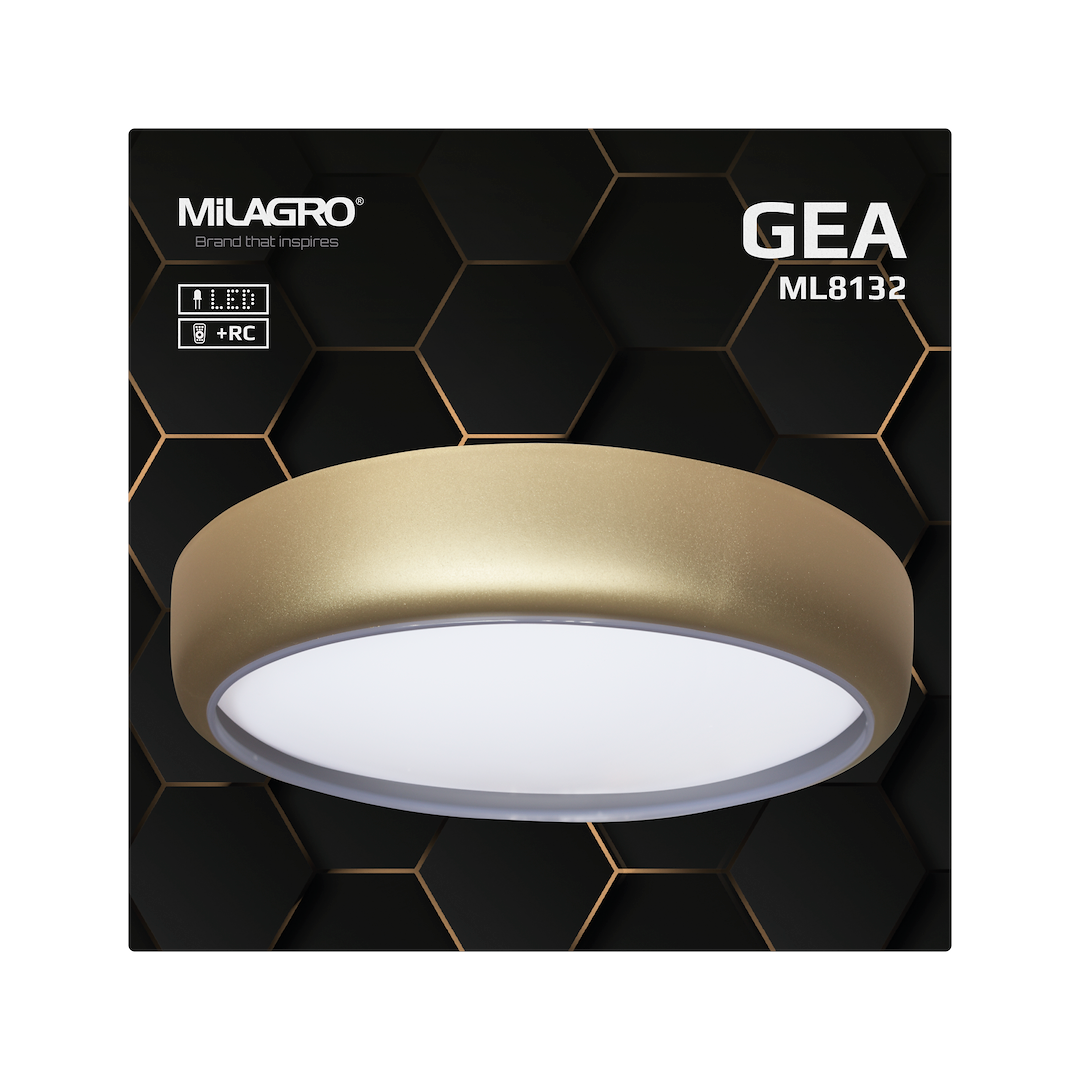 Plafoniera Milagro Gea Gold ML8132