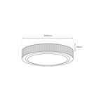 Plafoniera Milagro Miri White ML8498