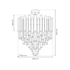Lustră Milagro Madison Gold ML8806