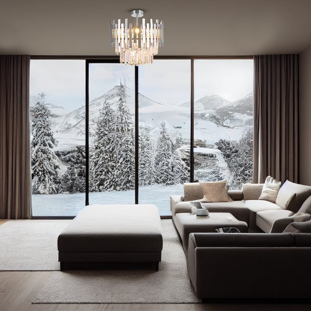 Plafonieră Milagro Aspen  Chrome ML8809